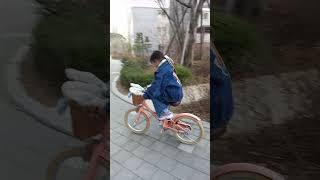 라엘이 자전거 배우기  #초보 자전거 #bicyclevideo  #funny #bicyle