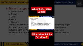 100MCQDIGITALBANKINGSHORTS #digitalbanking #100mcq #shorts #IIBFDIGITALBANKINGMCQ