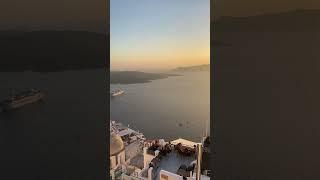 Sunset in Santorini Greece  #travel #aesthetic #sunset #santorini #greece