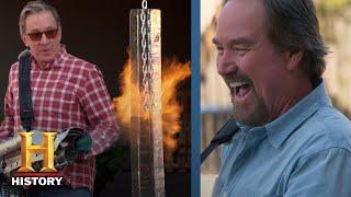 Assembly Required: Tim Allen and Richard Karn Test FIRE-BREATHING Leaf Blowers (Season 1) | History