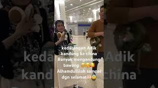 KEDATANGAN ADIK KANDUNGKU KE CHINA MENGANDUNG BAWANG Alhamdullilah rindu terbayarkan ​⁠#china