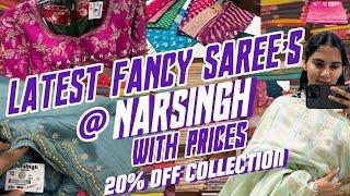 Budget Fancy Saree’s Shopping at Narsingh // What i Bought #sareeshopping #narsingh #budgetfriendly