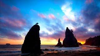 Camping at Rialto Beach - Sunset Timelapse!