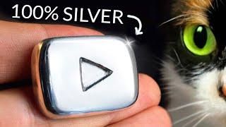 I'VE MADE A YOUTUBE SILVER CREATOR AWARD