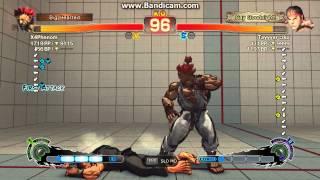 SSF4:AE Ryu ( tayyyarciko ) VS Akuma ( X4Phenom )