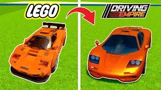 Remaking My Lego Cars In Driving Empire!