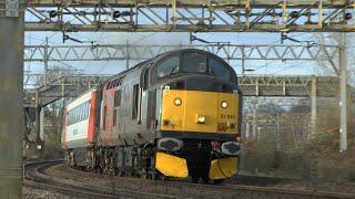 Stafford Freight & Railtours , Class 37, 40, 43, 45, 66, 68, 70, 88, 90 ...14-12-24