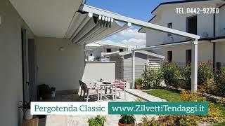 Pergotenda Classic Zilvetti Tendaggi - tenda a pergola in edilizia libera senza permessi in giardino