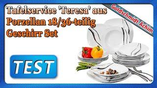 Tafelservice 'Teresa' aus Porzellan 18/36-teilig Geschirr Set