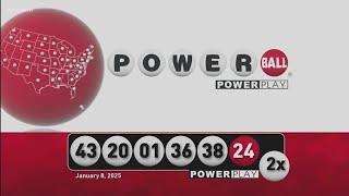 Powerball: January 8, 2025