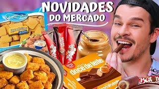 PROVANDO LANÇAMENTOS DE MERCADO/ TILÁPIA EMPANADA, MINI SORVETE DE DOCE DE LEITE DA KIBON, CHOCOLATE