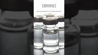 Why is testosterone a controlled substance?