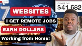 7 Websites You Can Get Remote Jobs And Earn £3,000 Monthly working from Home | Hiring immediately!