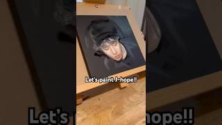 유화로 제이홉을 그려봐요![아미로그]BTS J-hope portrait