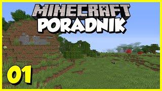 Minecraft Poradnik #001 - nowy świat i pierwsza noc | Minecraft 1.16 Survival