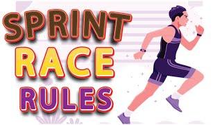 ‍️ Rules For Sprint Racing : Rules Of Short, Middle and Long Distance Races : Sprint Race Rules