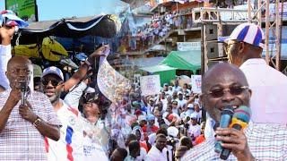 Wow Watch how Kennedy Agyapong and NAPO storms Makola Market. Ei Ken was almost Mobbed. Crowd Paa Ni