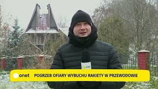 Pogrzeb ofiary wybuchu rakiety w Przewodowie