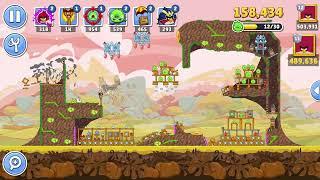 Angry Birds Friends Level 8 Tournament 1469 three stars NO POWER-UP walkthrough 2024-11-04