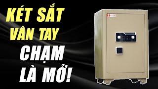 Két sắt vân tay điện tử – Bảo vệ tài sản cả đời, mở khóa siêu nhanh chỉ với một chạm!