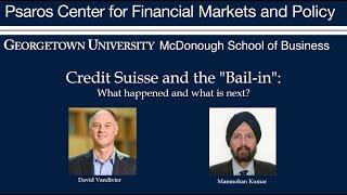 Credit Suisse and the "Bail-in": What happened and what is next?