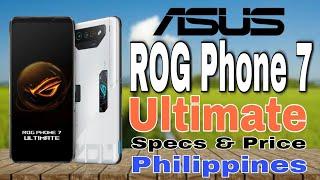 Asus ROG Phone 7 Ultimate Features Specs & Price in Philippines