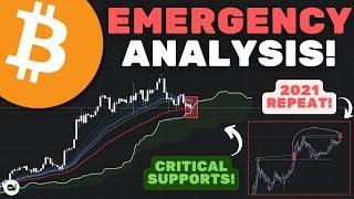 Bitcoin (BTC): WARNING!! BTC Is Retesting TWO CRUCIAL SUPPORTS.. Most Will Miss This! (WATCH ASAP)