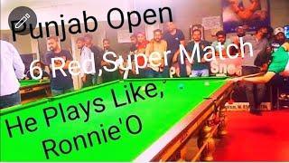 6 Red Punjab Open Tournament of snookerWatch 3rd,4th & 5th Match From All The Top Players of Punjab