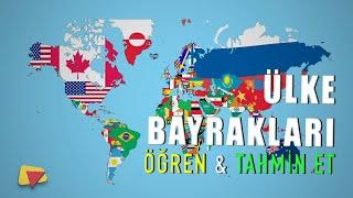 Ülke Bayraklarını Öğrenelim!  Tahmin Et Yarışma | Çocuklar İçin Eğitici Video