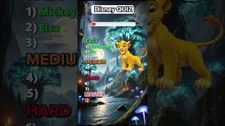 Disney Quiz! Only a True Disney fan can get these right!