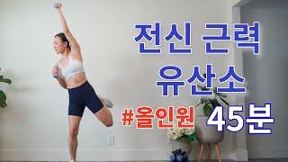 이거 하나면 전신 근력 유산소 운동 완료 500 칼로리 버닝 / 탄탄한 몸 만드는 홈트 운동 루틴