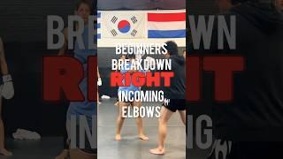 Beginners breakdown on elbow variations. Cut from all angles. #beginners #muaythai #coach #elbows