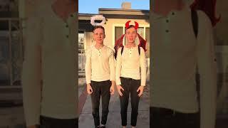 Angel & Demon prank / TwinsFromRussia tiktok #shorts