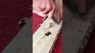 How to Making fire by hand with a wooden stick.FIRE STARTING TECHNIQUES #2