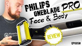 Philips OneBlade Pro Face & Body Review ► Whole body w/ just one device?  Reviews "Made in Germany"