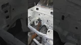 Daihatsu Charade Engine Room Paint Work in process - PAT️#shortsvideo #youtubeshorts   #toyotacars