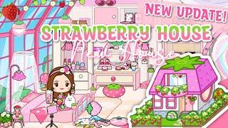 Miga World NEW UPDATE‼️NEW PINK STRAWBERRY HOUSE 🩷|NEW HOUSE UPDATE|Miga town |tocaboca