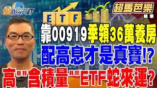 【精華】靠00919季領36萬養房 配高息才是真寶！？ 台積股價創新高 高＂含積量＂ETF蛇來運？ 0052比0050多賺4倍！？ #超馬芭樂 @tvbsmoney  20250108