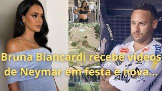 Bruna Biancardi receives videos from Neymar at a party and new...