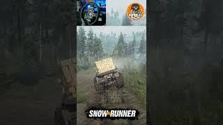 SnowRunner - Monster Truck Deliver Planks #snowrunner #shorts #truck #offroad #gameplay #logitechg29