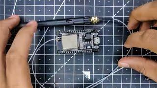 ESP32 External Antenna Attachment Tutorial | ESP32 Long Range Antenna Mod | HOW TO