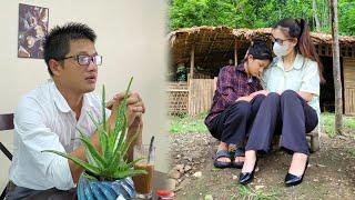The kind uncle was very sad because he could not find the orphan girl's missing father.