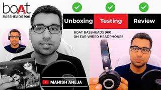 Boat Bassheads 900 Review 2021 Hindi - Boat 900 Headphones Live Review | Manish Aneja