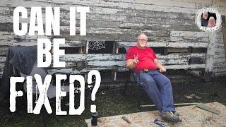 100 Year Old Shed Reno Begins | OJ & Deb At Home