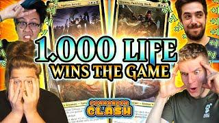 First to 1,000 Life Wins! | Commander Clash S17 E05