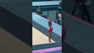 She beat Simone #gymnastics#olympics