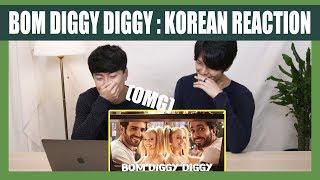 Bom Diggy Diggy Reaction by Korean Dost | Zack Knight | Jasmin Walia