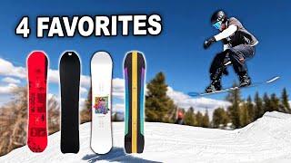 My 4 Favorite Snowboards - Recap & Review