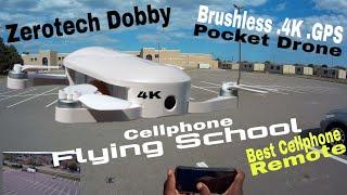 Zerotech Dobby (Brushless, 4k, GPS) Pocket Drone. Best cellphone Remote flight