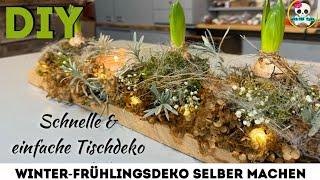 DIY - Deko mit Hyazinthen - Winterdeko / Frühlingsdeko selber machen